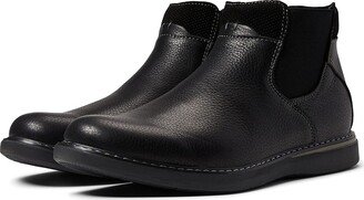 Bayridge Plain Toe Chelsea Boot (Black) Men's Shoes