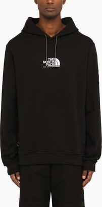 Black cotton hoodie