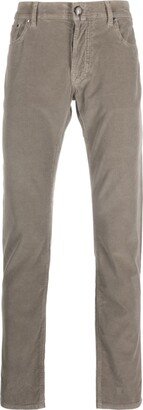 Corduroy Tapered Trousers-AI