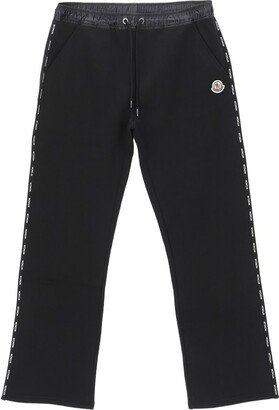 Logo Trim Drawstring Track Pants-AA