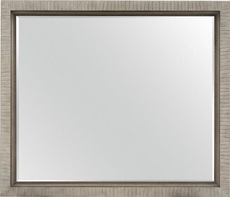 Elixir Mirror - Serene Gray Beige Walnut - 36W x 42H x 2.5D