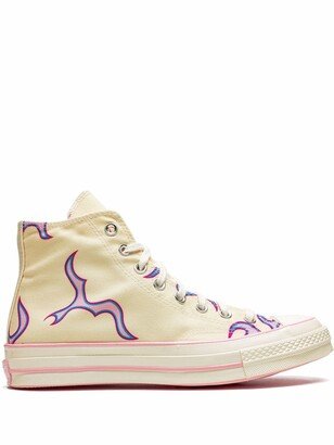 x Golf Le Fleur Chuck 70 Hi Pink Flames sneakers