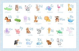 Laminated Placemat, Learning Alphabet Boy Kid Abc Kids Place Mat, Preschool Placemat