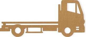 Construction Decor, Flatbed Cutout, Boys Wall Hanging, Art, Door Hanger, Decal, Quality Cardboard, Ready To Paint-AA