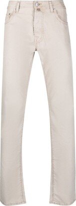 Logo-Patch Skinny Trousers