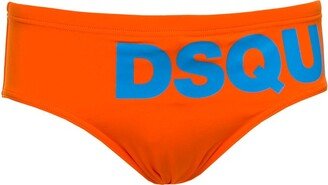 Logo Printed Swim Briefs-AC