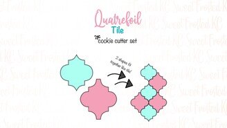 Quatrefoil Tile Cookie Cutter Set