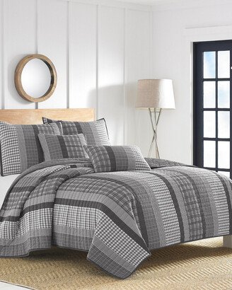 Gulf Shores Charcoal Quilt Set