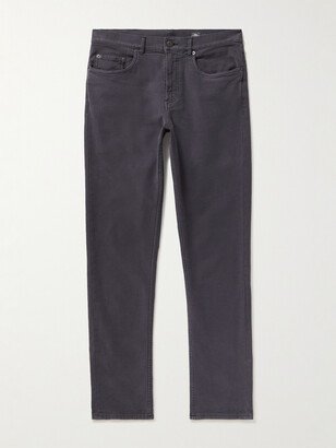 Slim-Fit Stretch Cotton-Blend Trousers