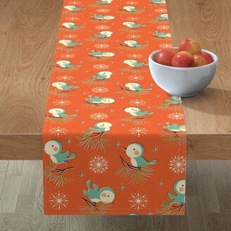 Table Runners: Vintage Christmas - Orange Table Runner, 72X16, Orange