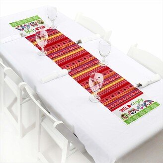 Big Dot Of Happiness Wild and Ugly Sweater Party - Petite Christmas Paper Table Runner - 12 x 60 in