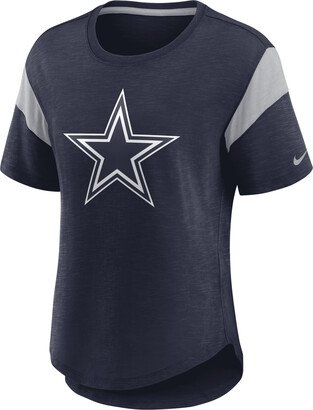 Women's Fashion Prime Logo (NFL Dallas Cowboys) T-Shirt in Blue