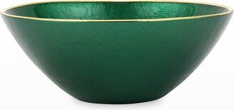 Metallic Glass Emerald Small Bowl