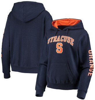 Women's Navy Syracuse Orange Loud and Proud Pullover Hoodie