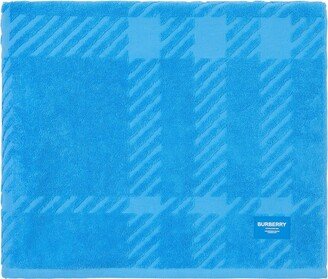 Check-Print Jacquard Towel