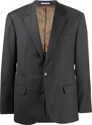 Single-Breasted Virgin Wool Blazer-AO