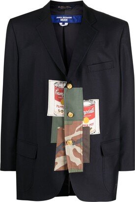 Patchwork-Design Blazer