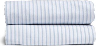 Cal King Striped Percale Fitted Sheet