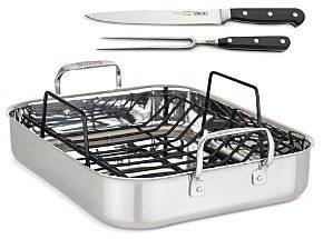 3 Ply Roasting Pan and Carving Set