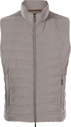 Reflective-Effect Zip-Up Gilet