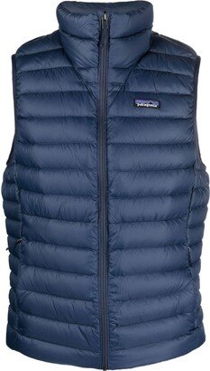 Logo-Patch Feather-Down Gilet