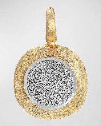 Jaipur 18k Yellow Gold Medium Pendant with Diamonds