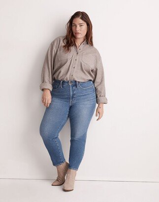 Plus Curvy Stovepipe Jeans in Leaside Wash