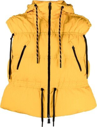 Feather-Down Hooded Gilet