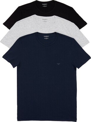 3-Pack Assorted Cotton Crewneck T-Shirts