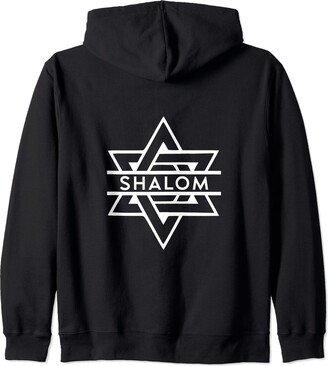 Shalom Blessing Christian Faith Shalom - A Gift for Men and Women Zip Hoodie