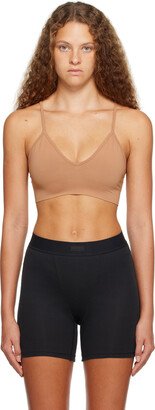 Brown Soft Smoothing Bralette-AA