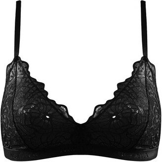 Nokaya Born In Ukraine Image Bralette - Black