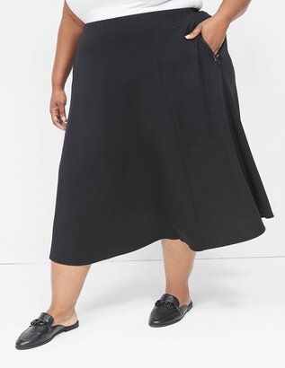 Journey Knit A-Line Midi Skirt