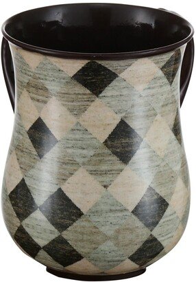 Netila Washing Cup Rhombus Silver & Brown