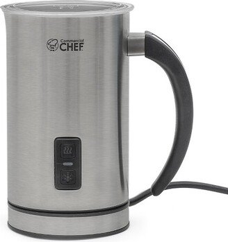 COMMERCIAL CHEF Milk Frother with 360 Cordless Base, Stainless Steel