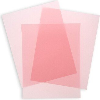 Paper Junkie 50-Sheets Blush Pink Vellum Paper for Card Making, Invitations, Scrapbooking, 8.5 X 11 inches