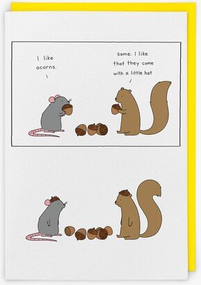 Redback Cards Mouse & Squirrel Greeting Card