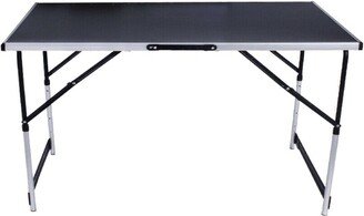 Groundlevel Foldable Table, Adjustable Height Heavy Duty Folding Camping Catering