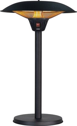 2100W Black Table Top Patio Heater Black