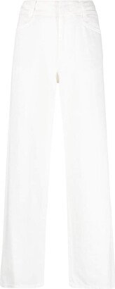 High-Waist Straight-Leg Trousers-BB