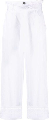 Belted High-Waisted Trousers-AC