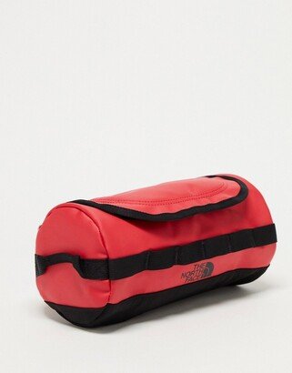 Base Camp small 3.5l Travel Canister wash bag with mirror in red