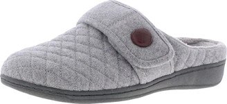 Carlin Womens Quilted Slip On Mule Slippers