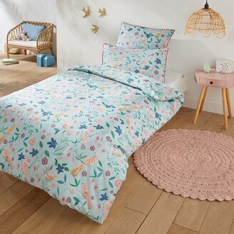 La Redoute Interieurs Zalipie 100% Cotton Percale 200 Thread Count Child's Duvet Cover