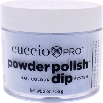 Pro Powder Polish Nail Colour Dip System - Baby Blue Glitter by Cuccio Colour for Women - 1.6 oz Nail Powder