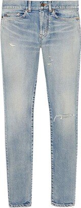 Skinny-fit Jeans In Santa Monica Blue Denim