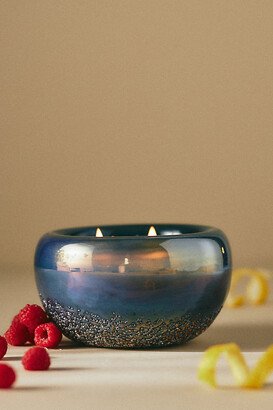 Fresh White Fir & Citrus Beaded Glass Candle