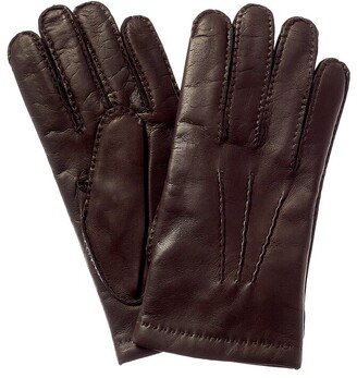 Cashmere-Lined Leather Gloves-AB