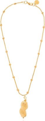 Groundnut Pendant Chain-Linked Necklace