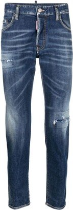 Icon distressed skinny jeans